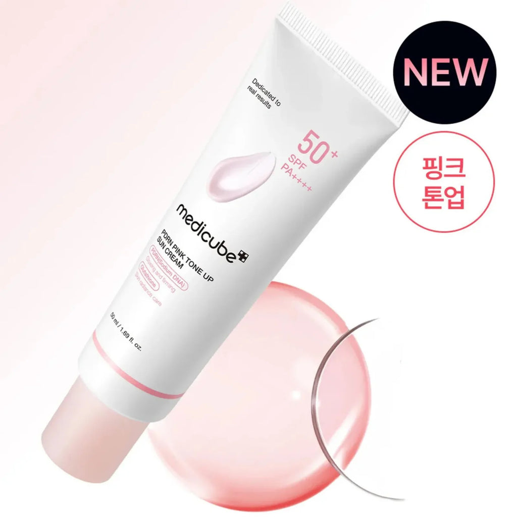 Medicube PDRN Pink Tone Up Sun Cream SPF 50+ PA++++ – 50ml