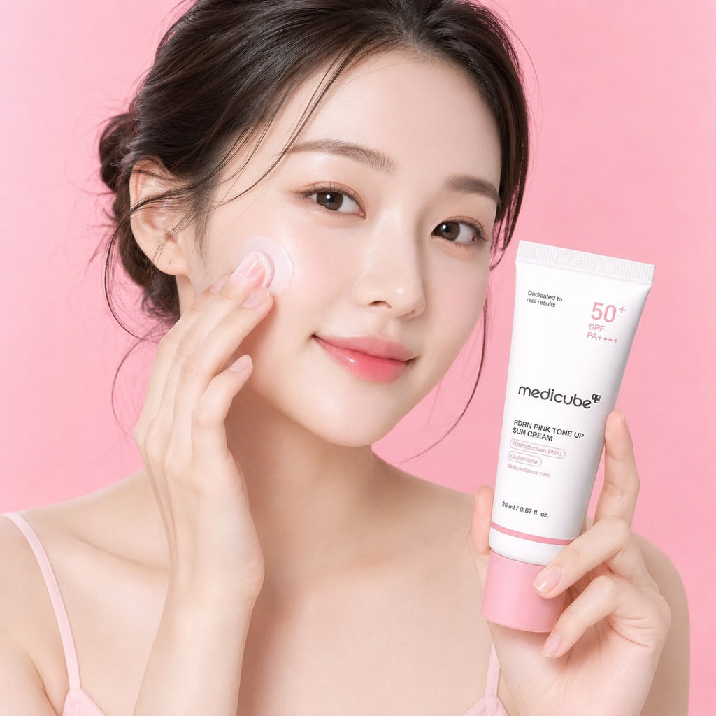 Medicube PDRN Pink Tone Up Sun Cream SPF 50+ PA++++ – 50ml