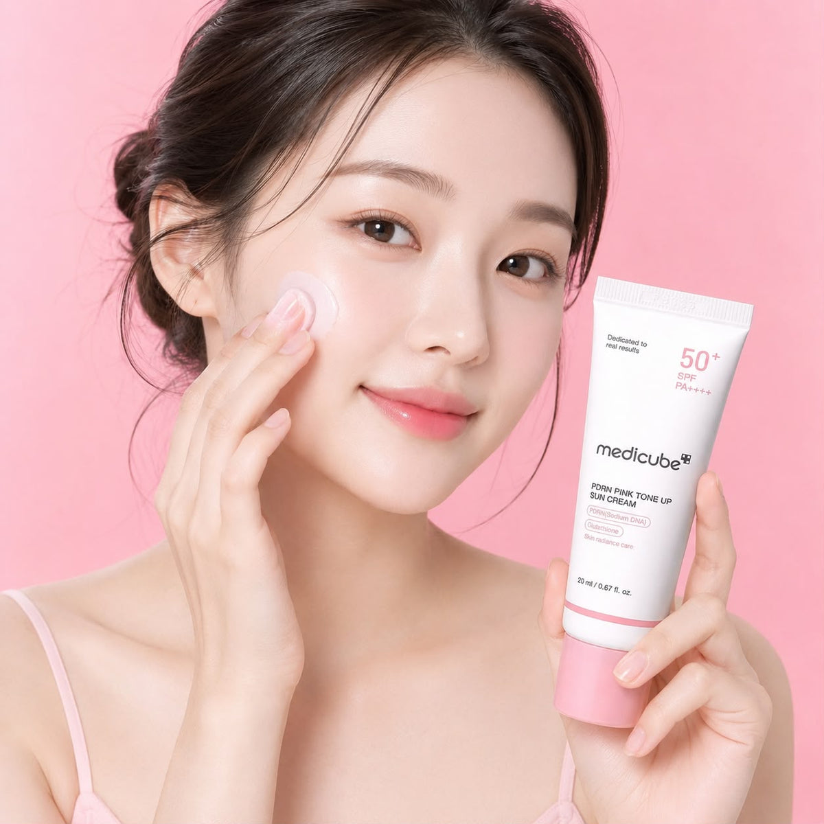 Medicube PDRN Pink Tone Up Sun Cream SPF 50+ PA++++ – 50ml