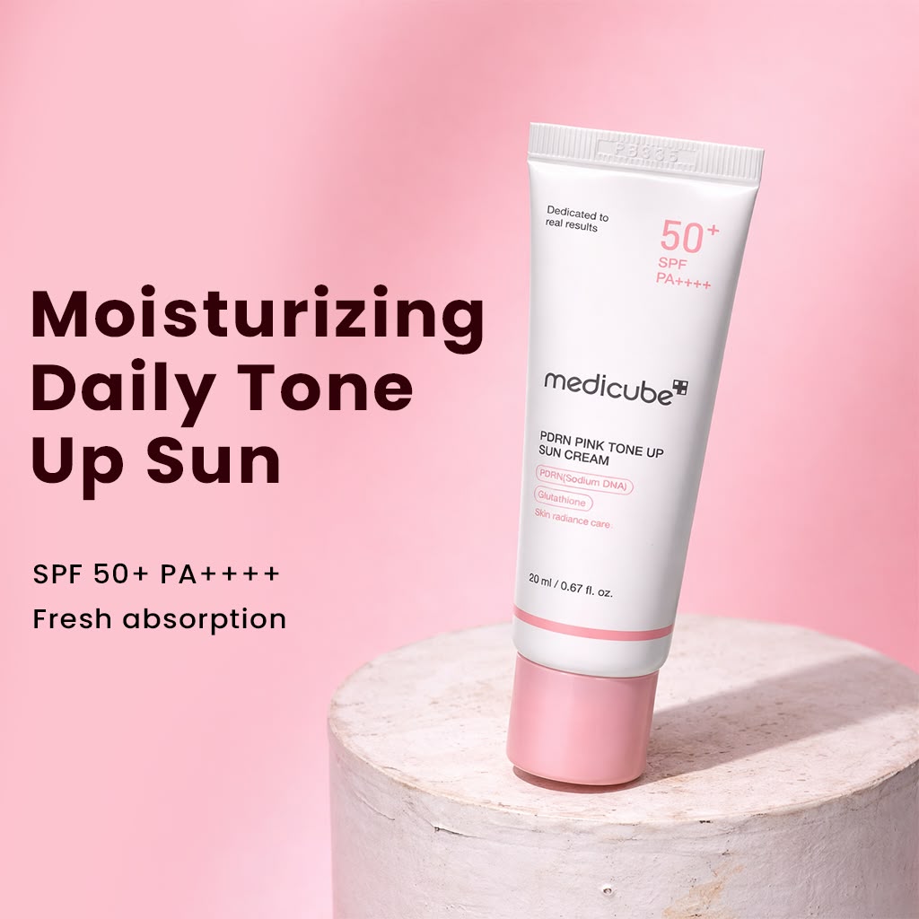 Medicube PDRN Pink Tone Up Sun Cream SPF 50+ PA++++ – 50ml