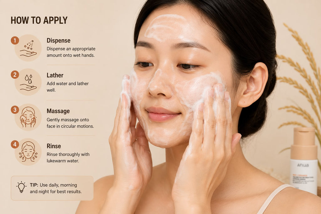 Anua Rice + Ceramide Enzyme Brightening Cleansing Powder – 40 g
