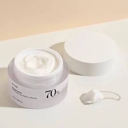 Anua 70% Extract Heartleaf intense Calming Cream.