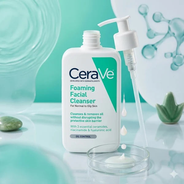 Cera ve foaming cleanser for normal to oily skin 473 ml jumbo size